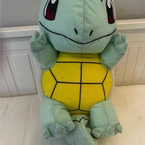 Green and Yellow Plush Turtle Toy